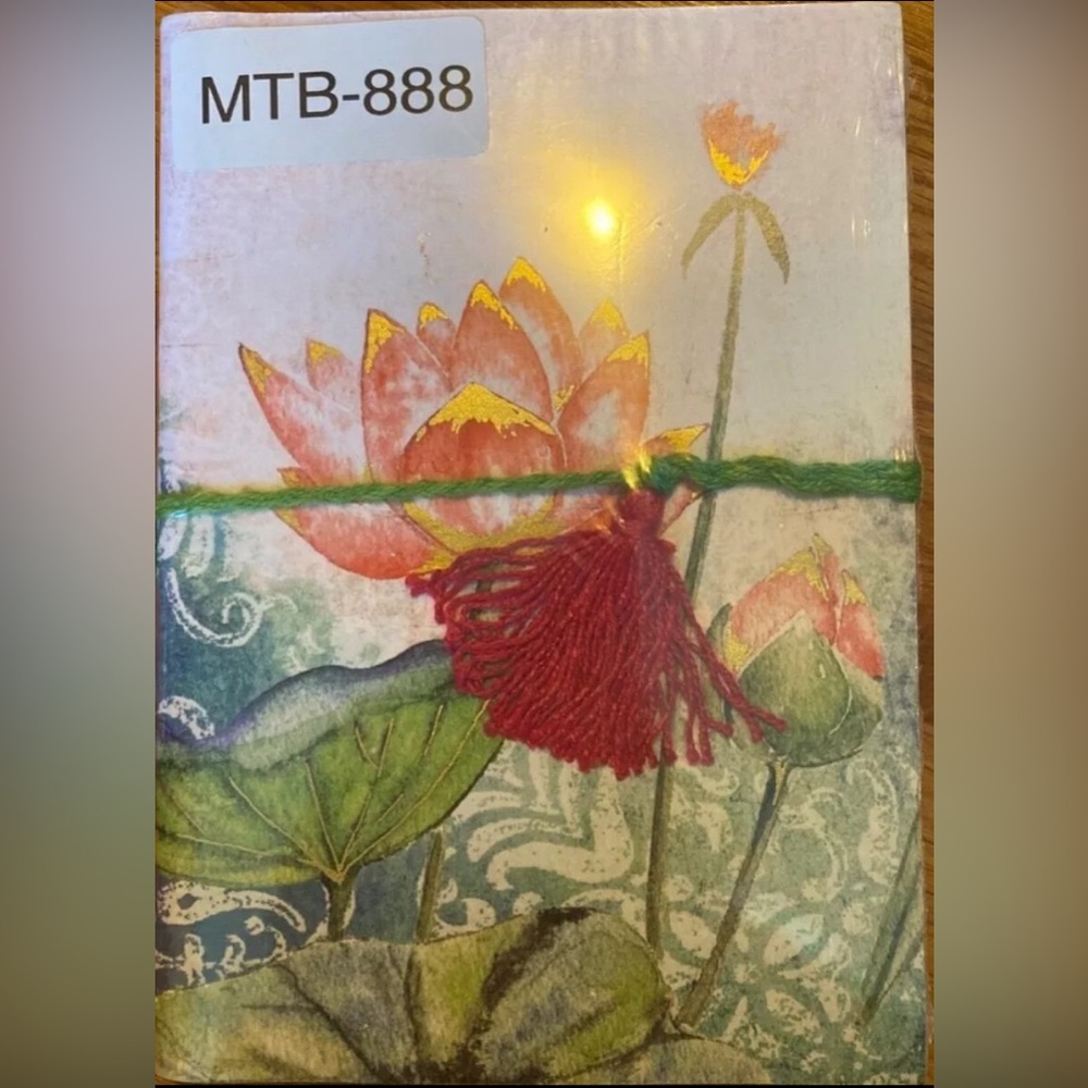 Handmade Matr Boomie Fair Trade Treeless Paper Notebook Journal Floral